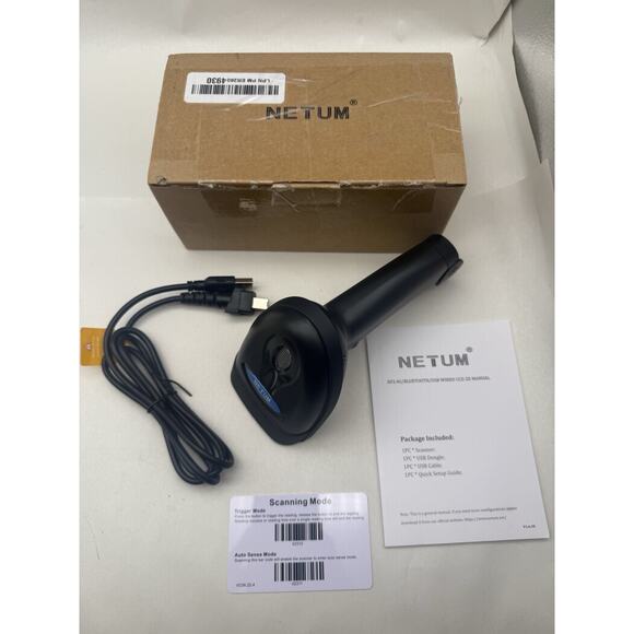 NETUM Bluetooth Barcode Scanner, Compatible with 2.4G Wireless & Bluetooth *READ - Picture 2 of 12